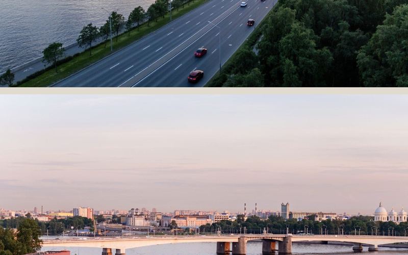 Вид из окна на реку
